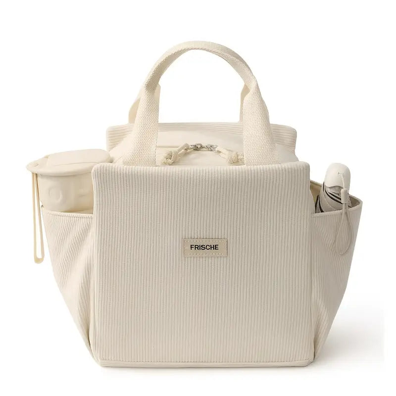 Sac à lunch en polyester Sweet Pouch, grande capacité pour repas complets et snacks, 26x25x18 cm