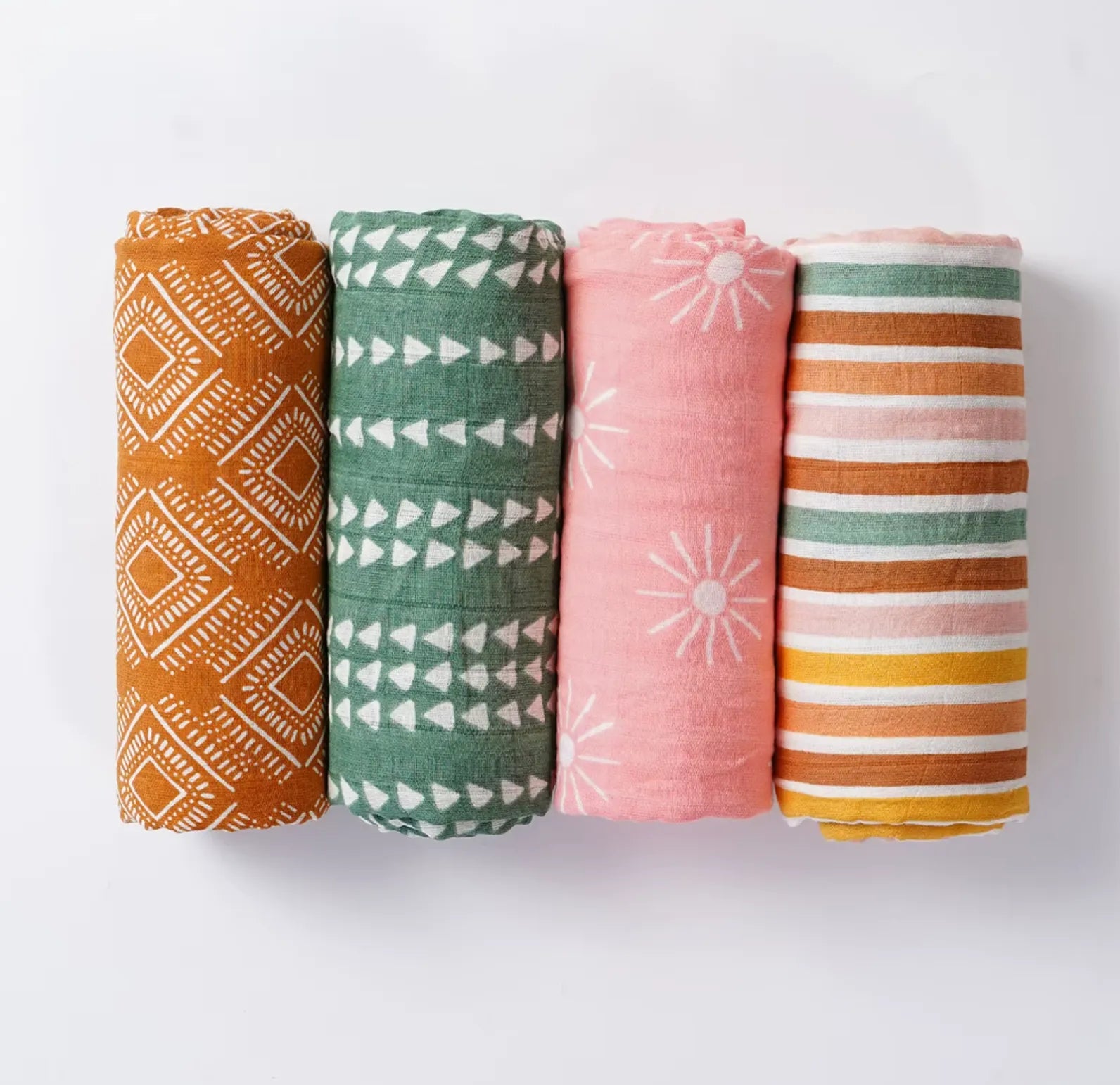 Bavoirs à motifs pour bébé, dimensions 60x60 cm