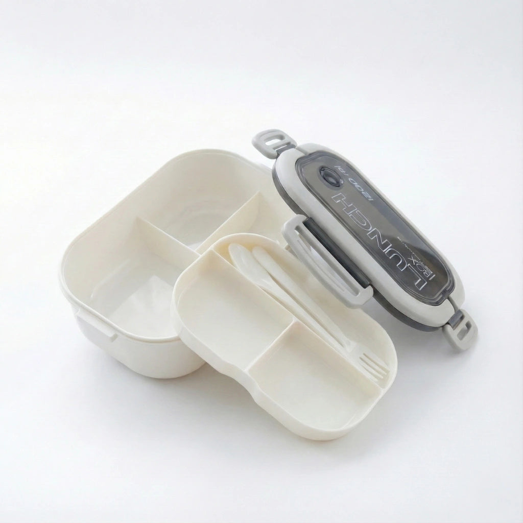 lunch box plastique alimentaire sans BPA avec couvercle étanche