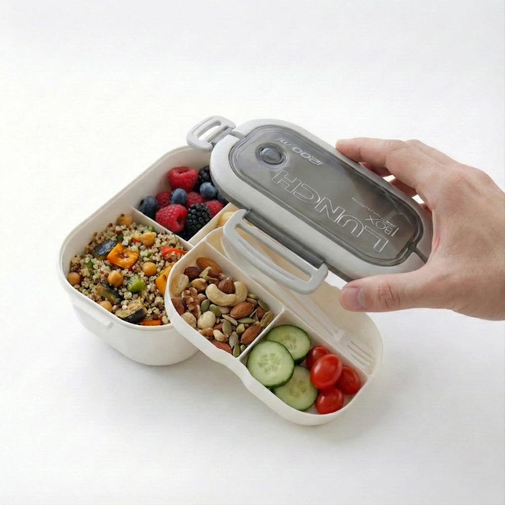 lunch box Snack&Go compartimentée 1200ml pour repas nomade