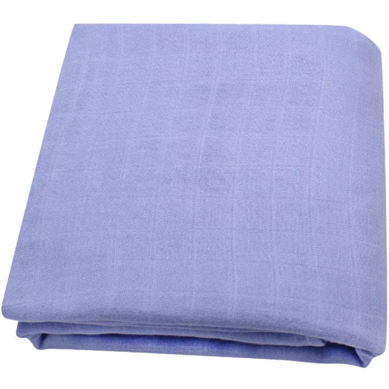 Lange pour bébé Goodn'lange 120x120 cm en coton doux et respirant, idéal pour emmailloter confortablement les nouveau-nés violet