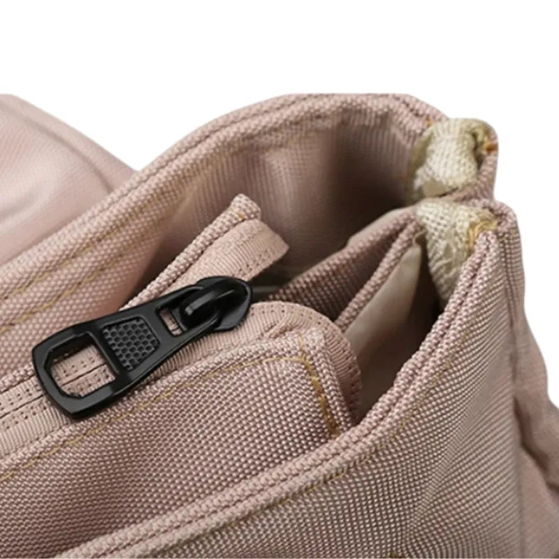 Sac à langer Noa compact gris en tissu Oxford premium, élégant et léger pour sorties avec bébé