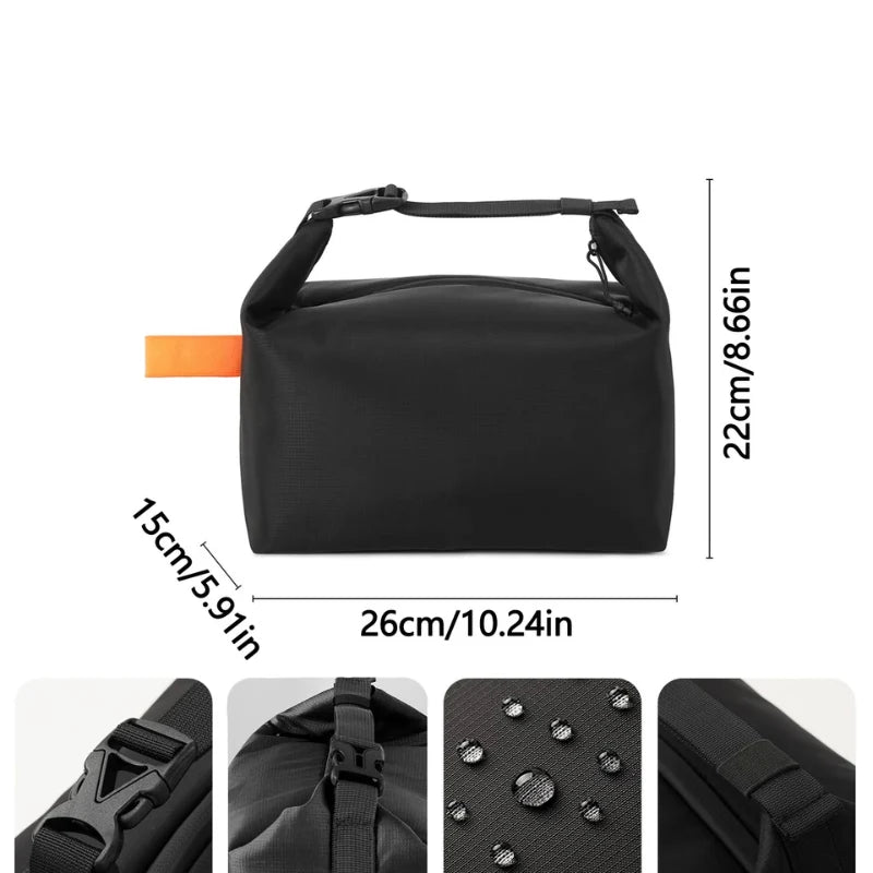 Surface du Lunch bag NomadBox facile à nettoyer d'un simple coup de chiffon.