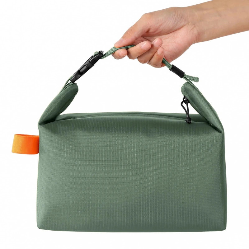 Lunch bag isotherme en tissu Oxford, pratique et élégant pour repas au bureau.