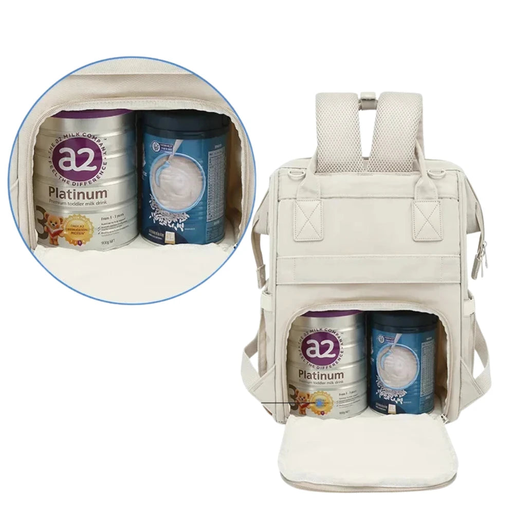 sac de maternité voyage organisé avec multiples rangements