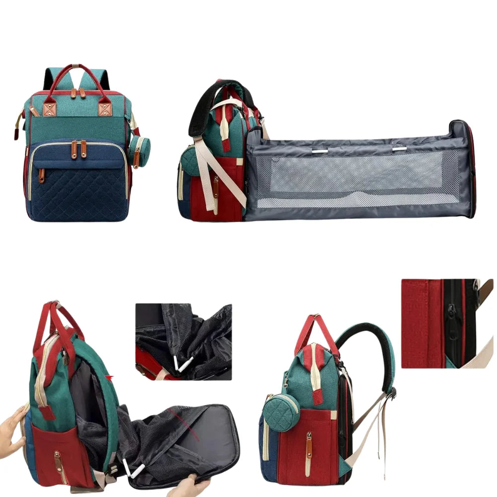 Sac de voyage bébé multifonction pour parents voyageurs