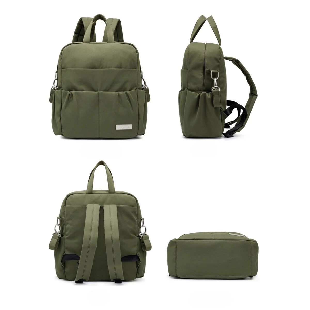 Intérieur du sac CarryGo avec compartiments pratiques et doublure anti-taches