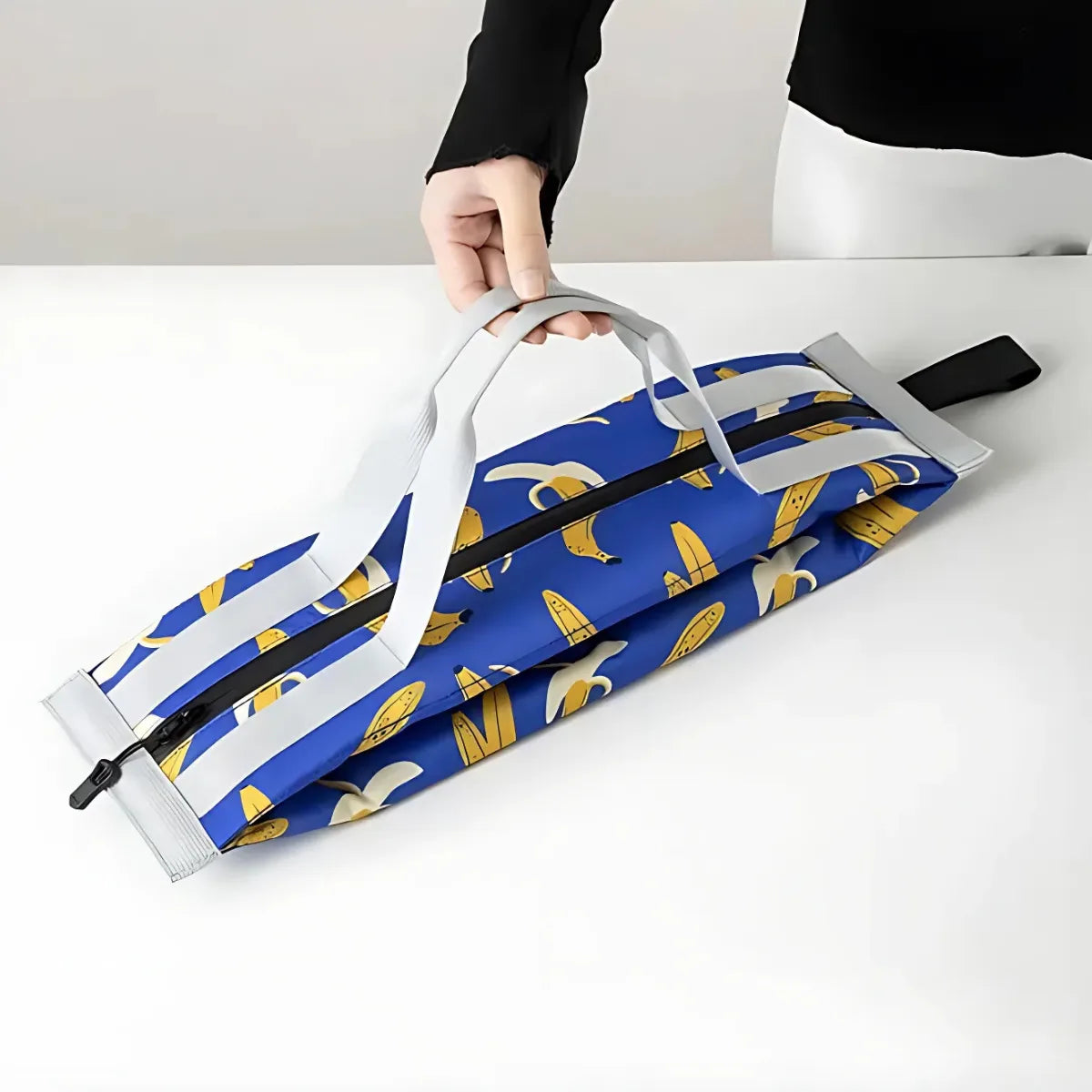 sac à lunch pour femme motif géométrique