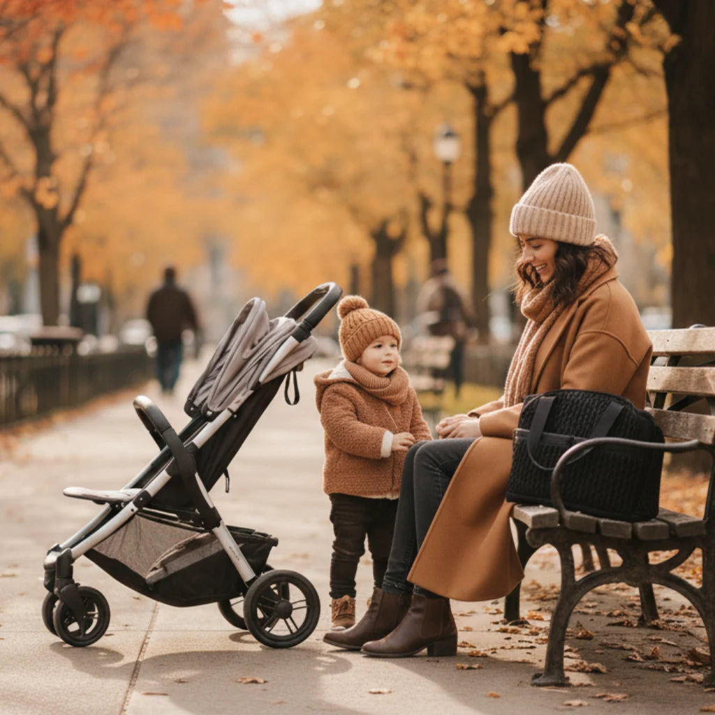 Sac à langer MellowBag avec compartiments pratiques pour couches, biberons et accessoires de bébé – organisation et praticité au quotidien pour parents