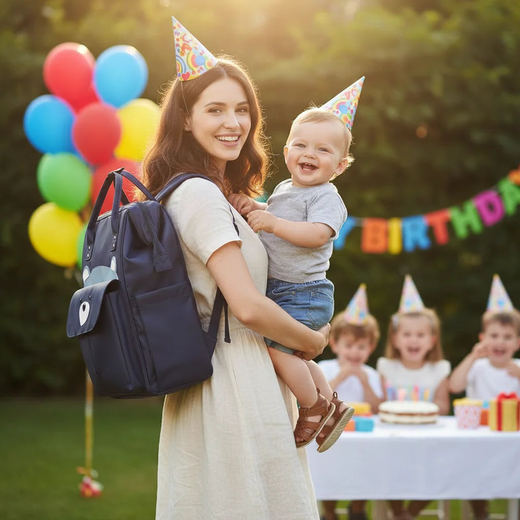 Sac à langer Noa Pop coloré, pratique et léger pour parents organisés