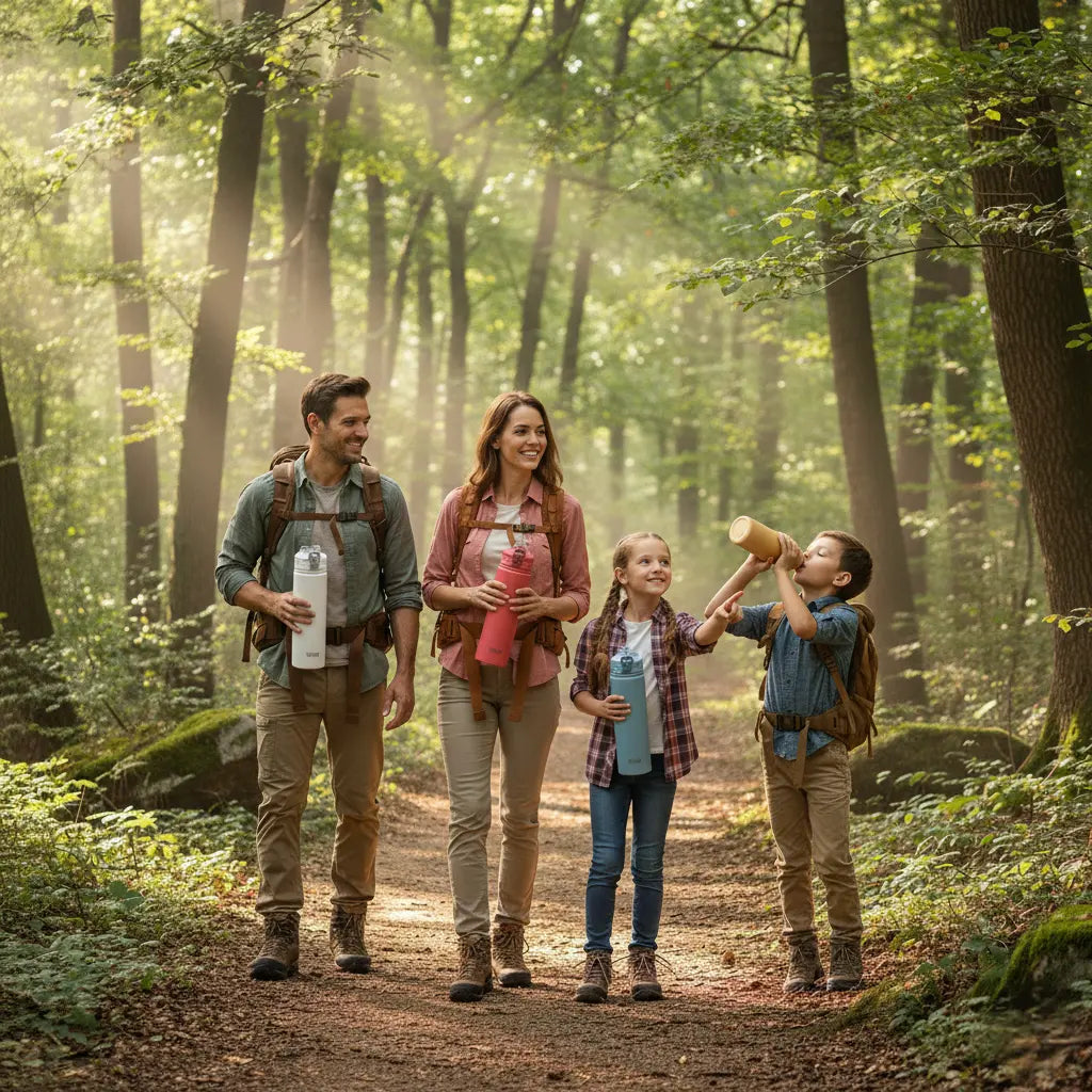 Légère et facile à nettoyer, cette bouteille isotherme durable combine performance thermique, design moderne et robustesse, pour rester hydraté avec style à tout moment de la journée.