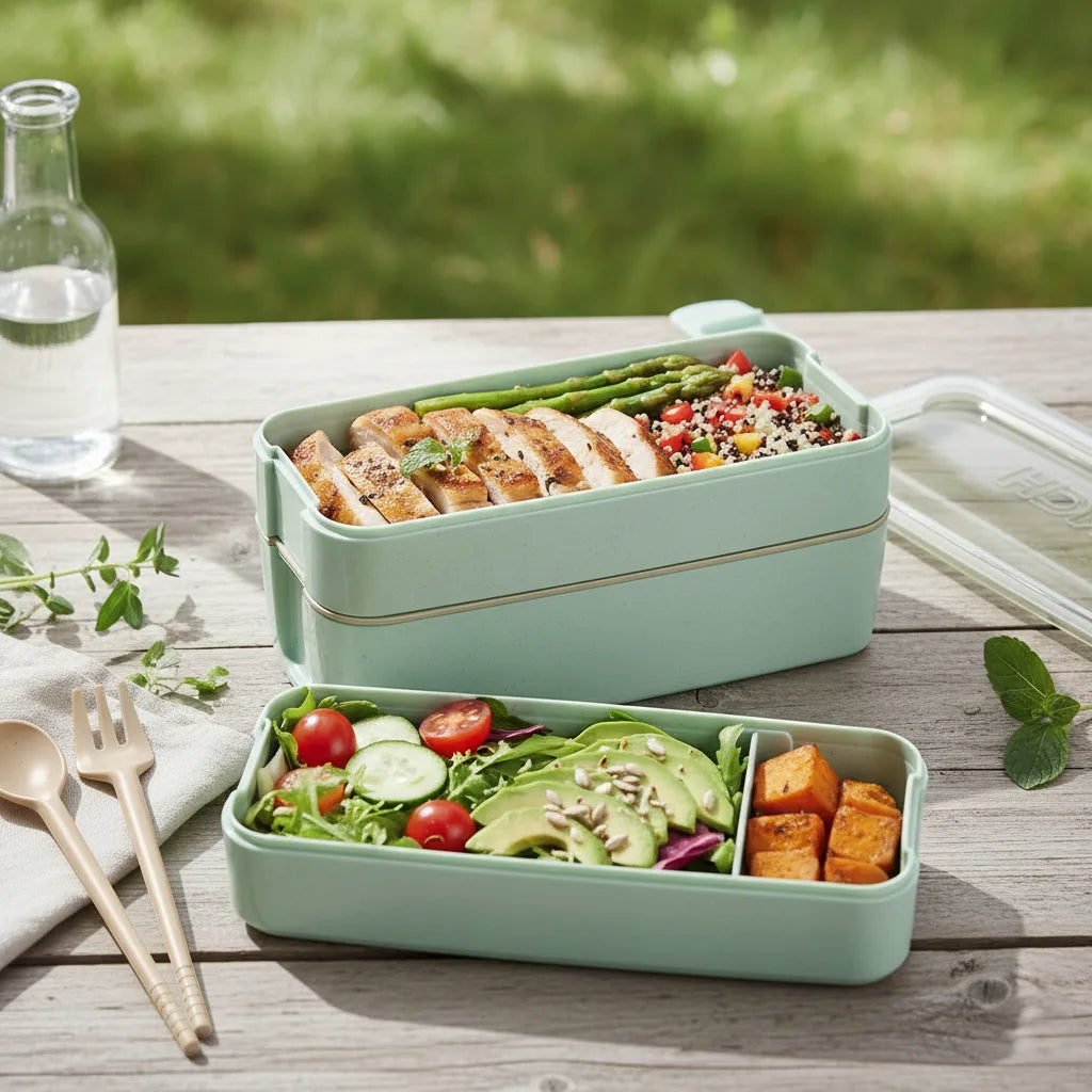 Intérieur Lunch Box GoFresh – 3 compartiments pour séparer vos plats