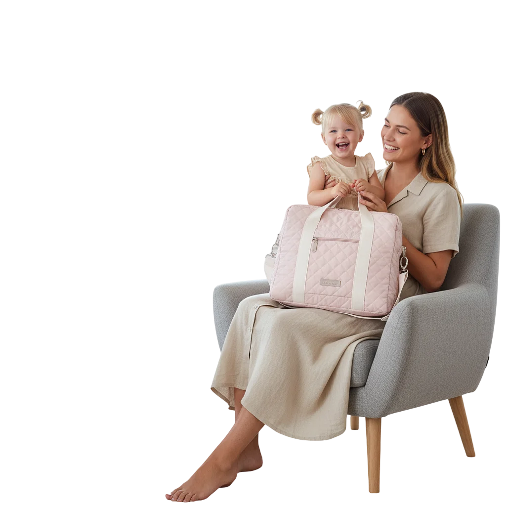 Sac à langer HarmoBag design et moderne de la marque Goodnvibes.