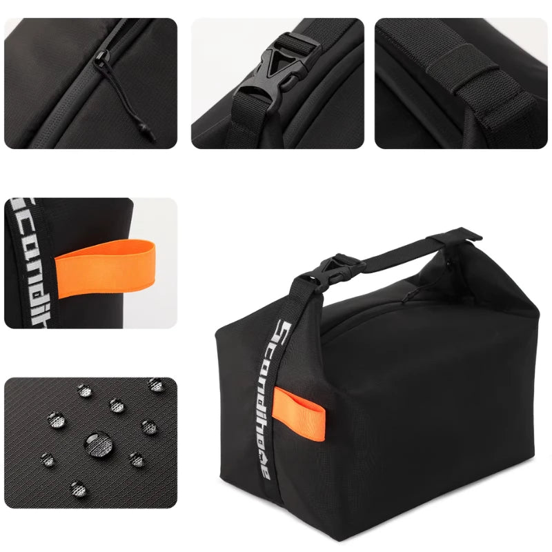 Duo repas nomade avec le Lunch bag NomadBox et sa lunch box assortie.
