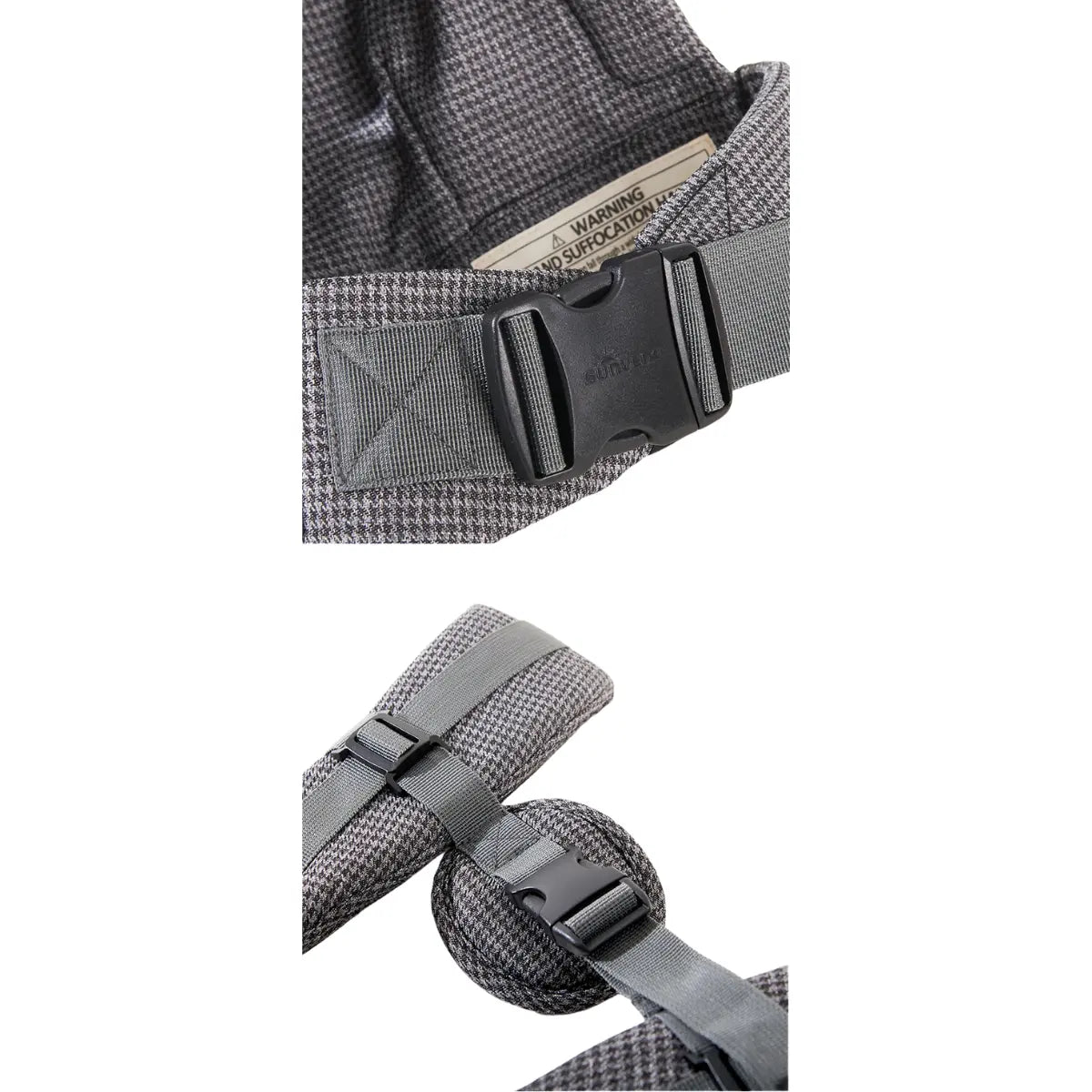 Porte-bébé HarmonyBaby ultra-léger 0,65 kg – Tissu respirant et doux pour la peau sensible de bébé