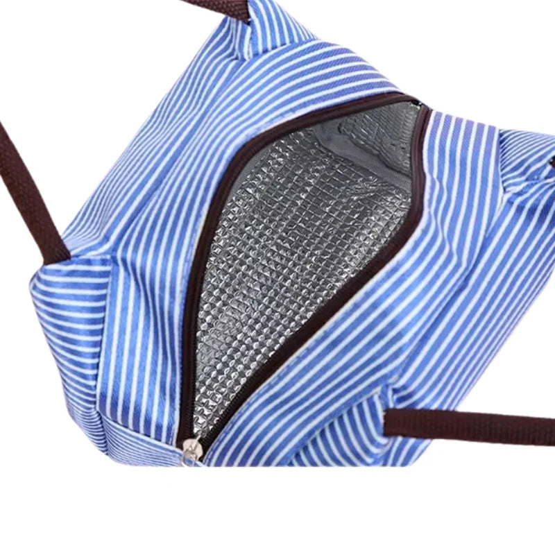 Vue intérieure sac repas ThermiBag avec doublure aluminium isotherme – Goodnvibes