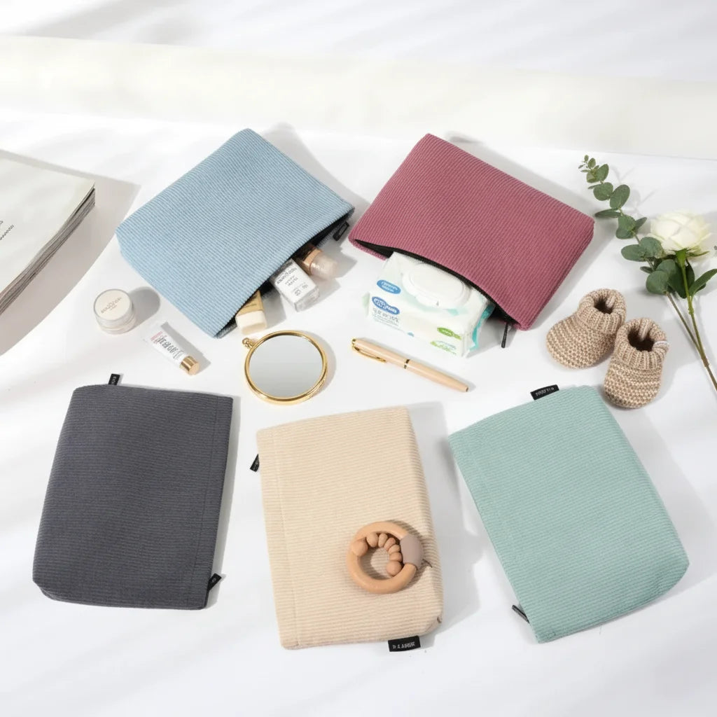 Petite trousse de rangement pour sac à langer, idéale pour soins bébé et maman