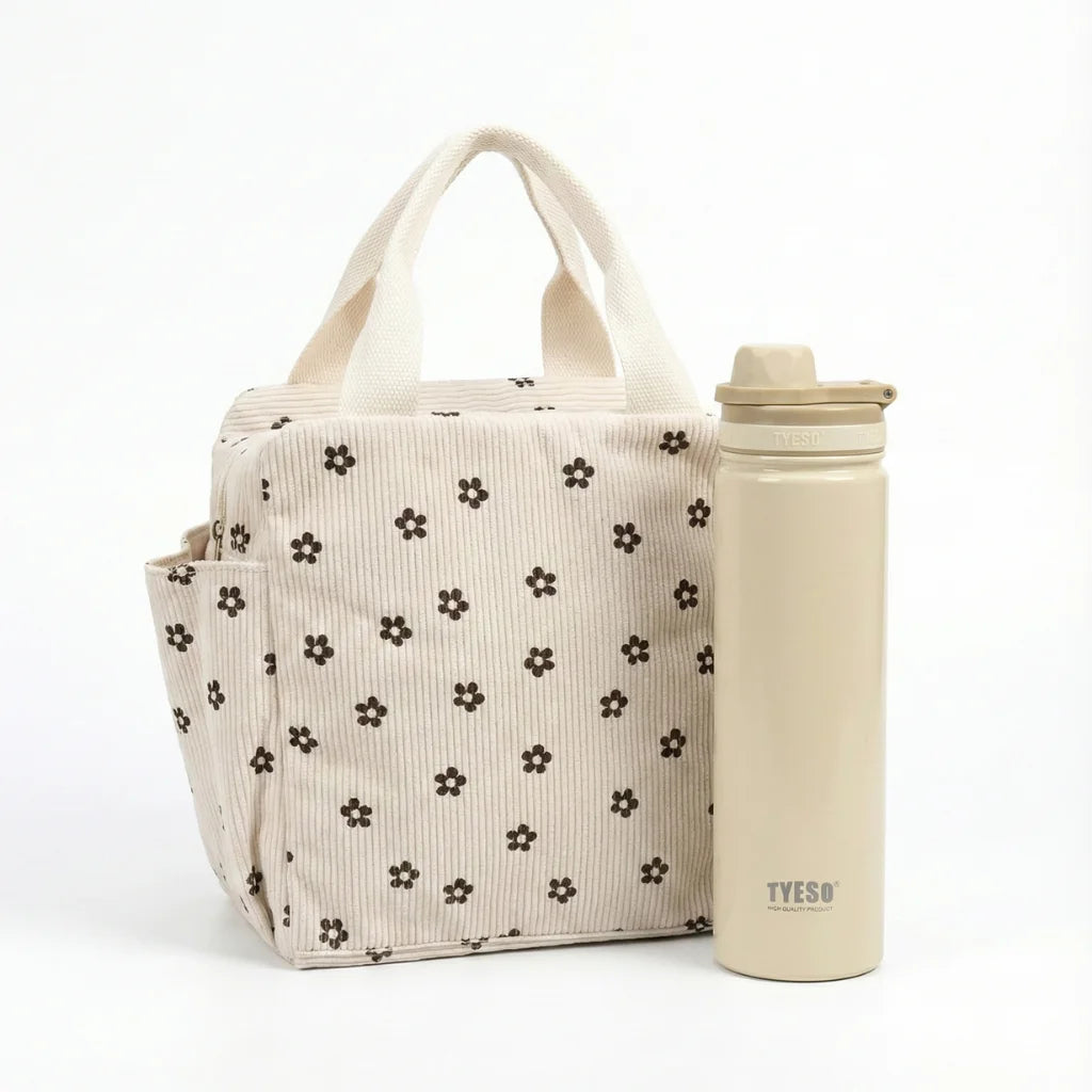 Intérieur isotherme du Sweet Pouch – sac repas grande capacité avec doublure thermique facile à nettoyer.