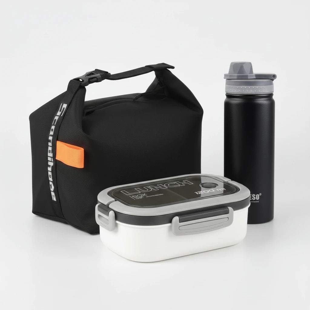 Intérieur isotherme du lunch bag NomadBox en aluminium – maintien au frais pour repas maison.