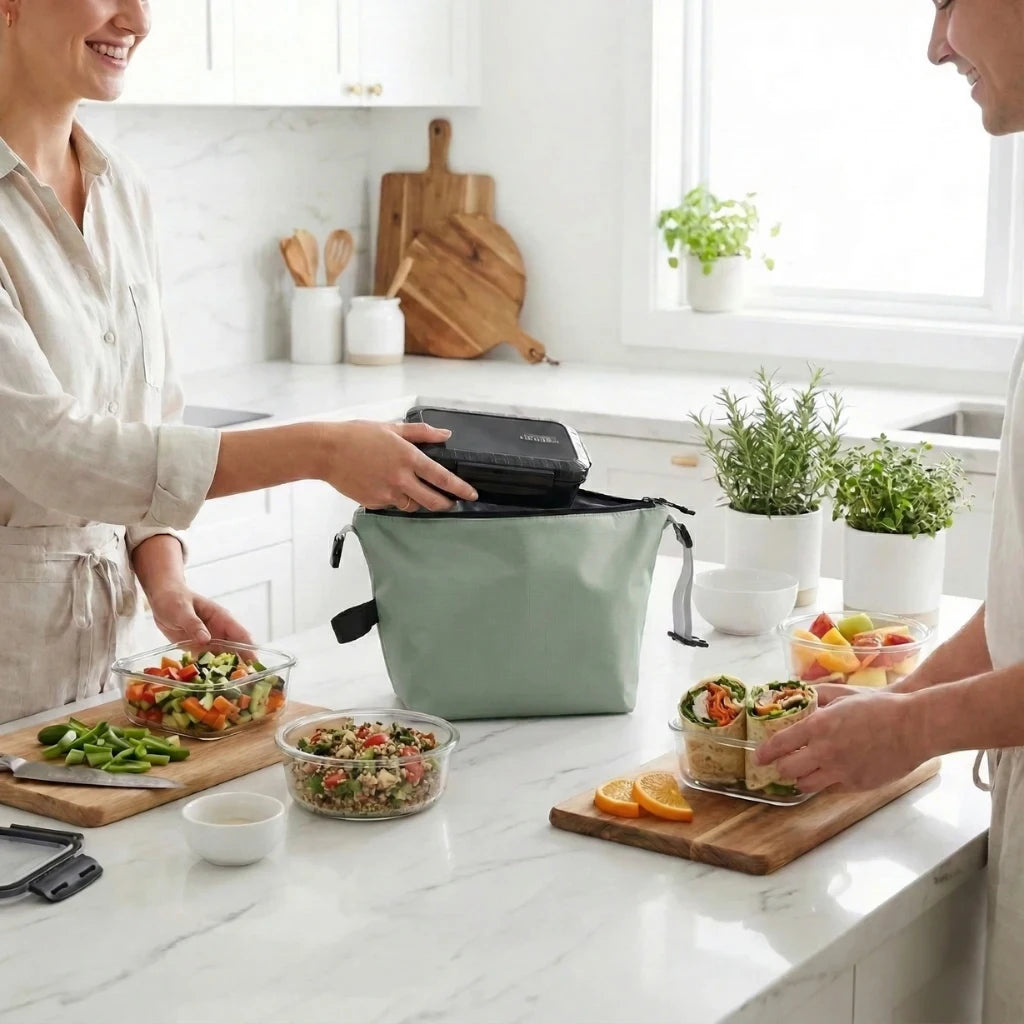 Duo NomadBox – Sac repas pour repas complets et snacks