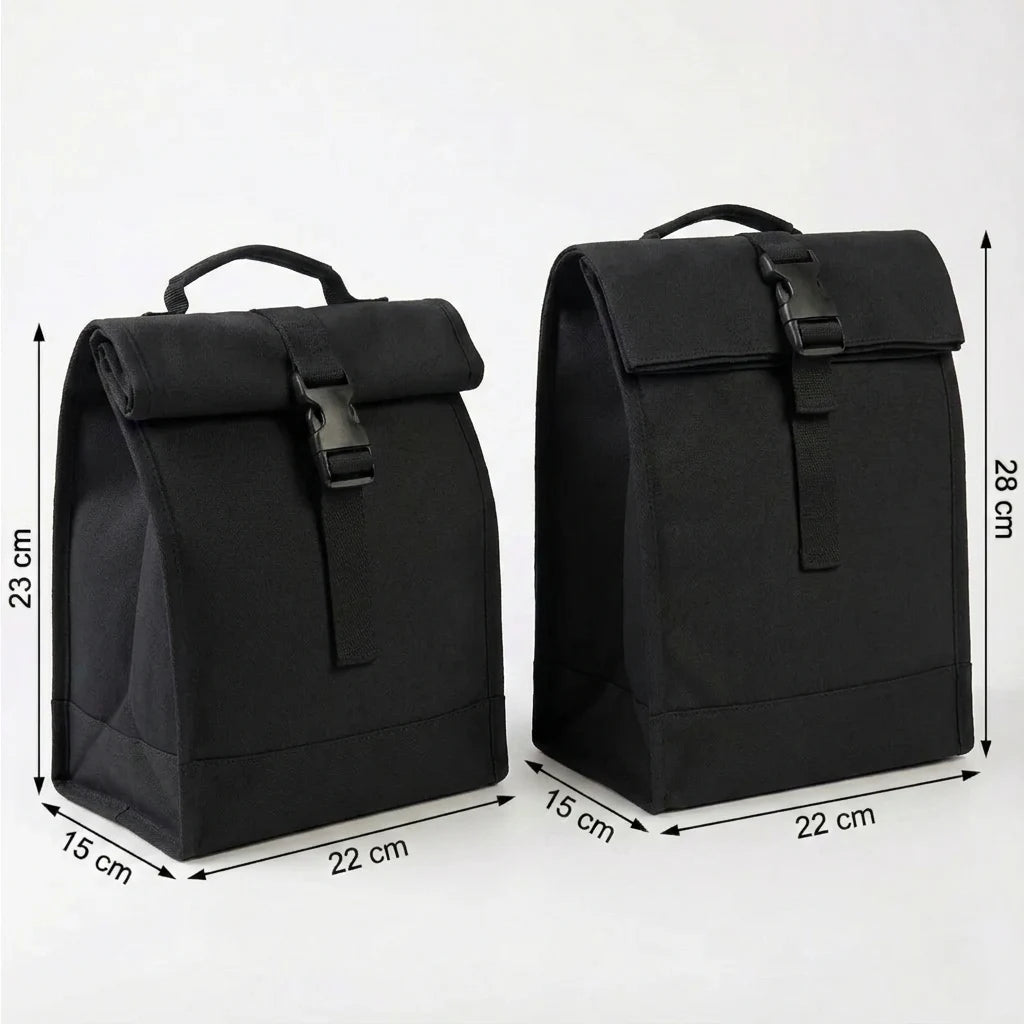 Sac repas thermique portable avec poignée robuste et sangle