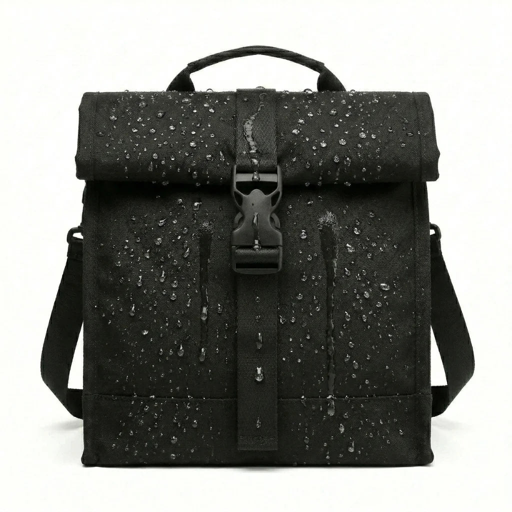 Lunch bag modulable hauteur ajustable style coursier urbain