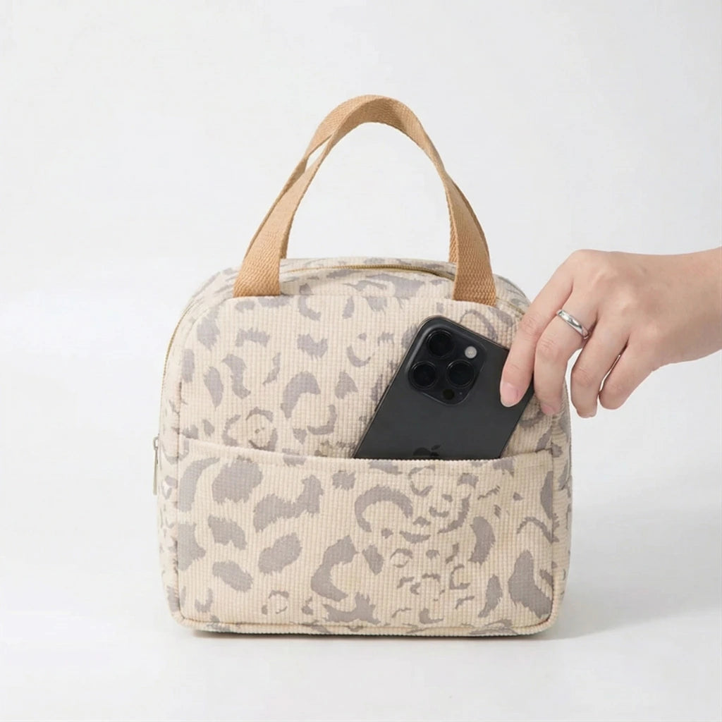 Sac repas DailyLunch motif encre chic style élégant pour repas nomades