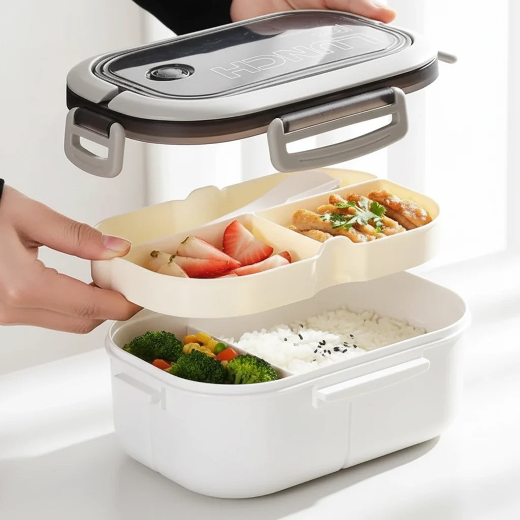 Lunch Box alimentaire PP sans BPA avec couvercle étanche
