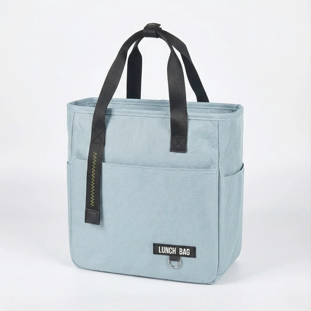 Lunch bag handy couleur rose poudré style sac à main tendance pour femme