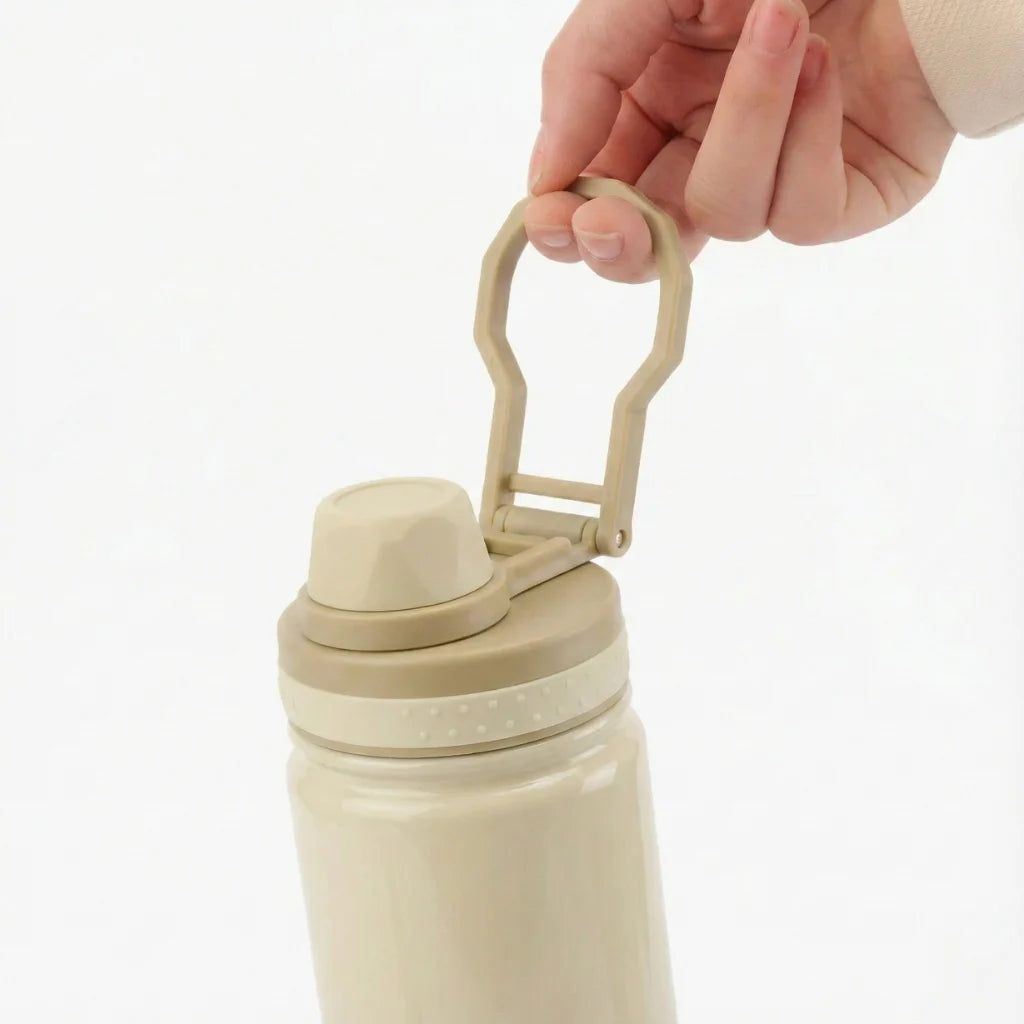 Grand lunch bag femme tendance texture velours côtelé crème avec doublure thermique performante