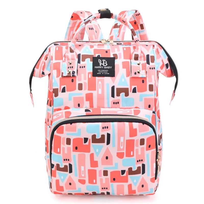 Sac à langer avec compartiments multiples pour accessoires bébé