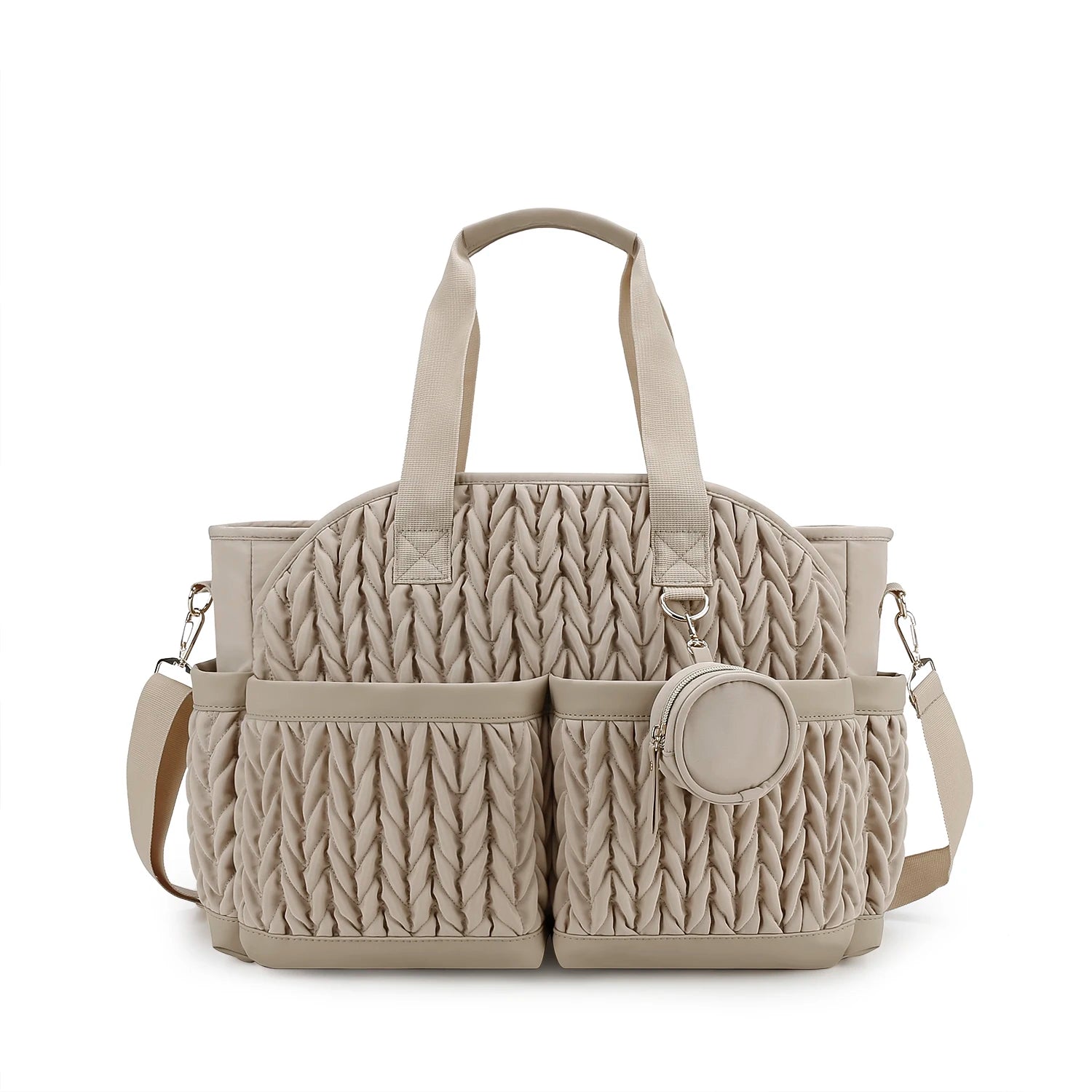 Sac à langer MellowBag Noir Ébène, look moderne et compartiments pratiques