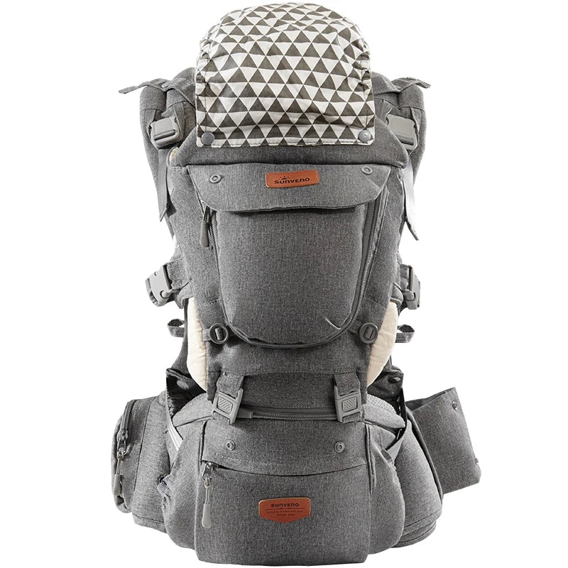 Ergobloom en position hanche avec coussin de soutien pour la tête