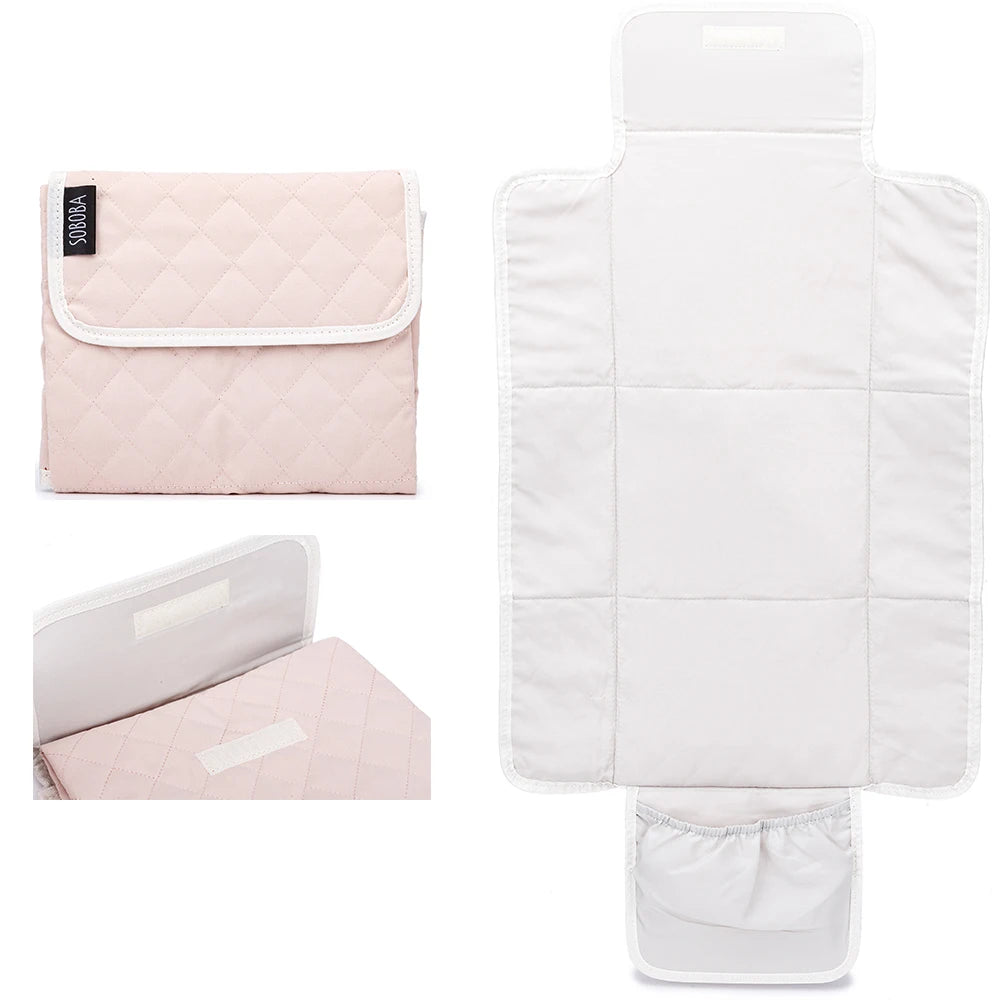 Sac à langer avec deux poches zippées