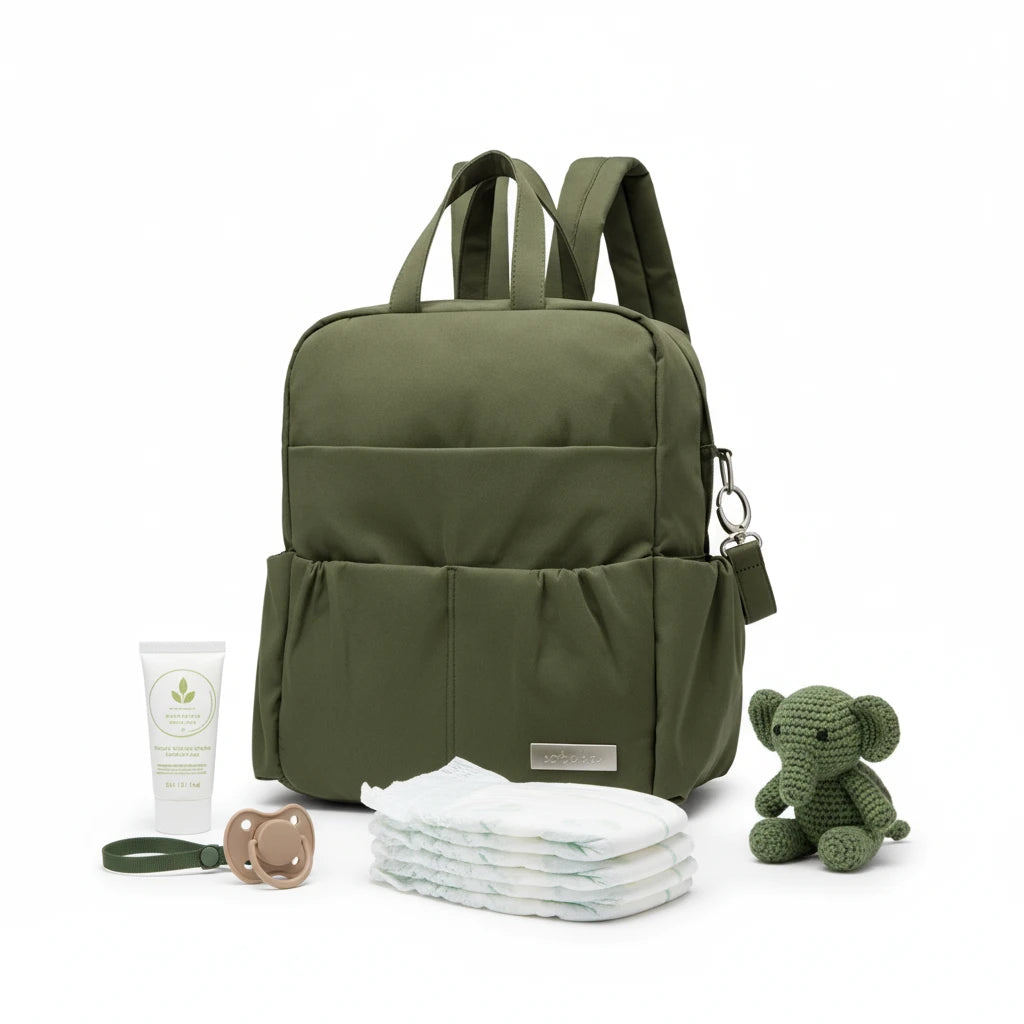 Alliez organisation, praticité et confort avec le sac à langer CarryGo, spécialement conçu pour accompagner les parents dans toutes leurs aventures.