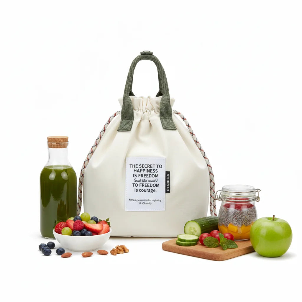 "Sac repas isotherme grande capacité pour lunch box"