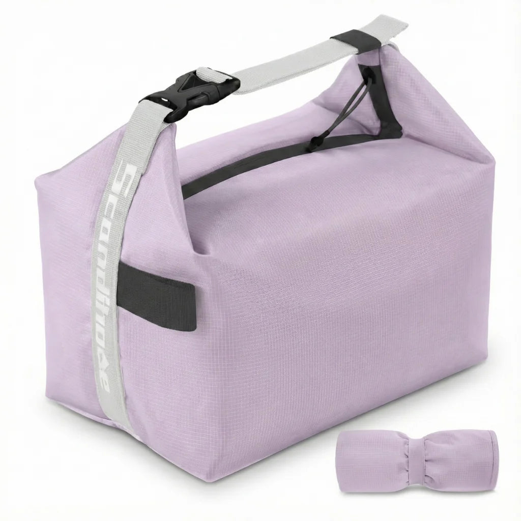 “Sac lunch NomadBox avec doublure aluminium pour maintenir la température des repas.”