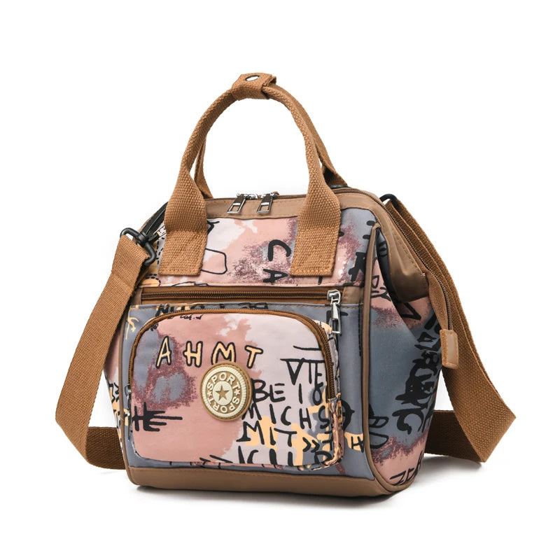 Sac à langer bébé chic et fonctionnel avec multiples rangements