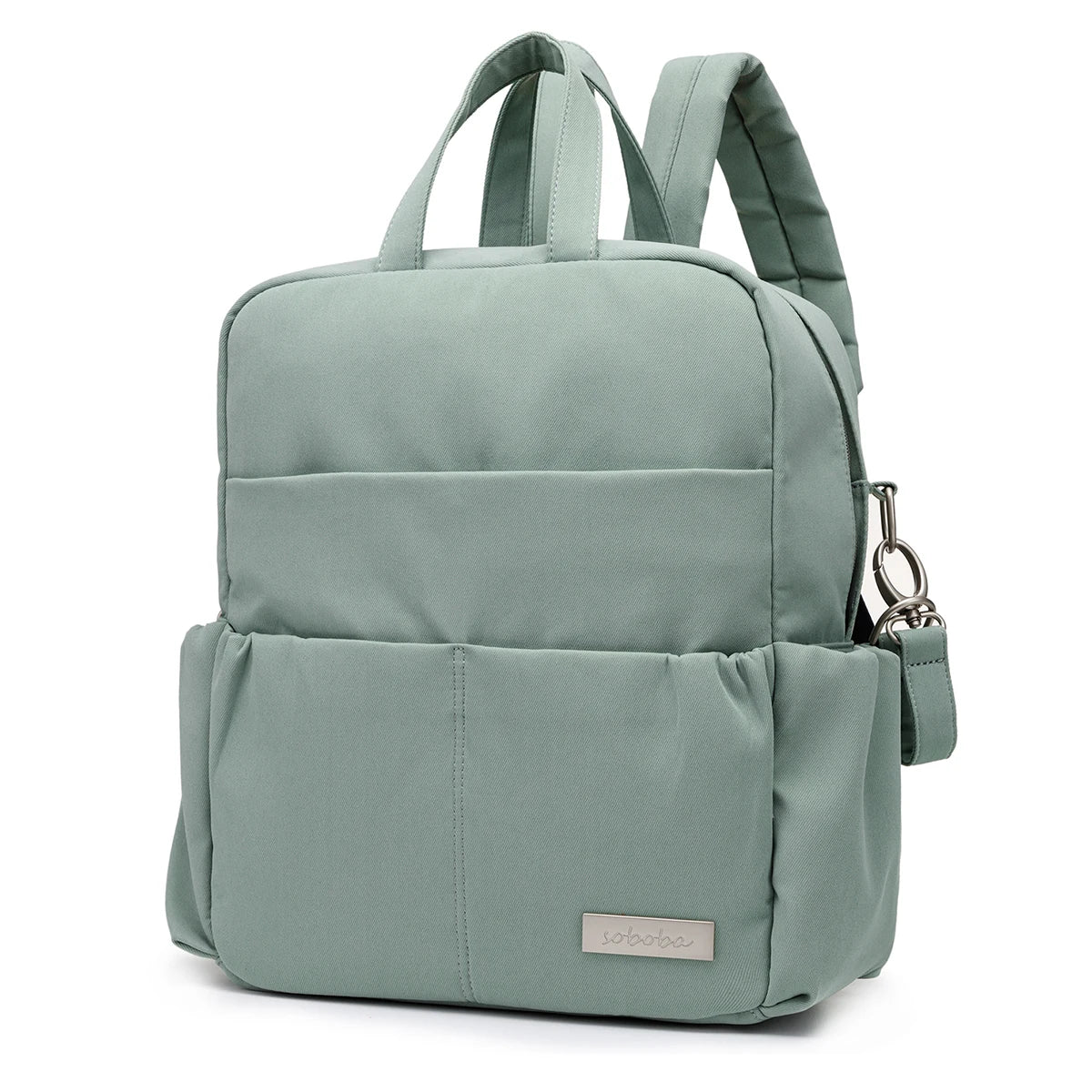Sac à langer CarryGo beige spacieux pour parents nomades