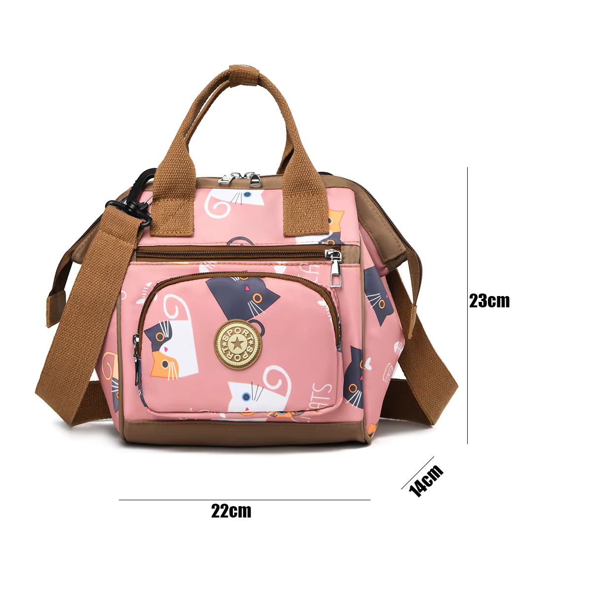 Logo Goodnvibes sur le sac à langer Pocket Chic