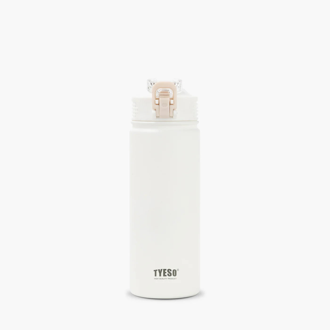 Gourde isotherme avec paille réutilisable, en acier inoxydable 304, capacité 600ml ou 750ml, garde les boissons chaudes ou froides jusqu'à 12h blanc
