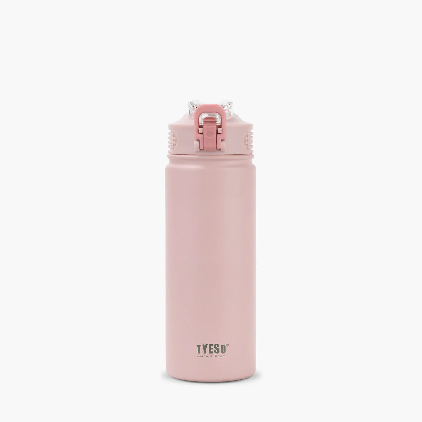 Gourde isotherme avec paille réutilisable, en acier inoxydable 304, capacité 600ml ou 750ml, garde les boissons chaudes ou froides jusqu'à 12h rose