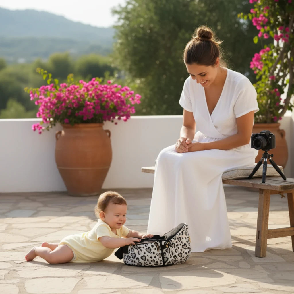 Détail du siège antidérapant 3D silicone – sécurité bébé LittleWild