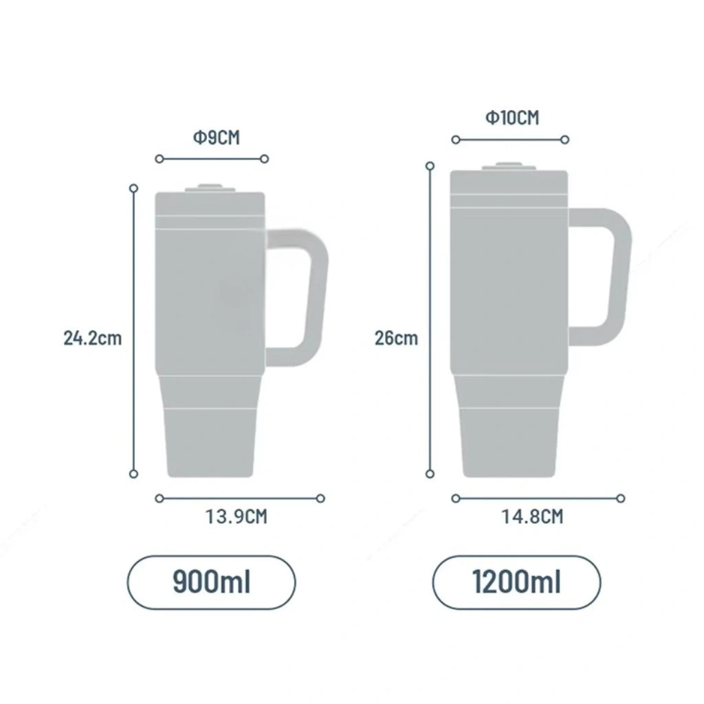 NomadVibe, le gobelet isotherme grande capacité , dimensions