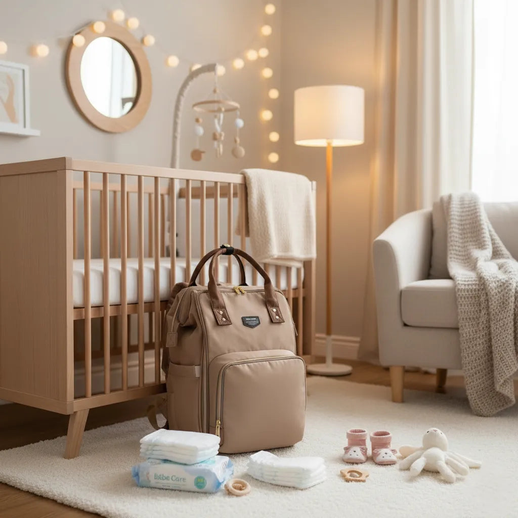 Sac à langer Moka – organisation pratique et design élégant pour parents actifs