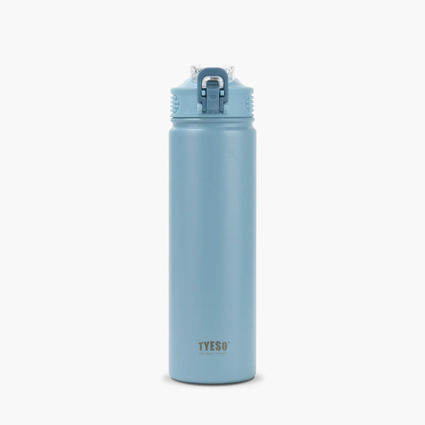 Gourde isotherme avec paille réutilisable, en acier inoxydable 304, capacité 600ml ou 750ml, garde les boissons chaudes ou froides jusqu'à 12h bleu