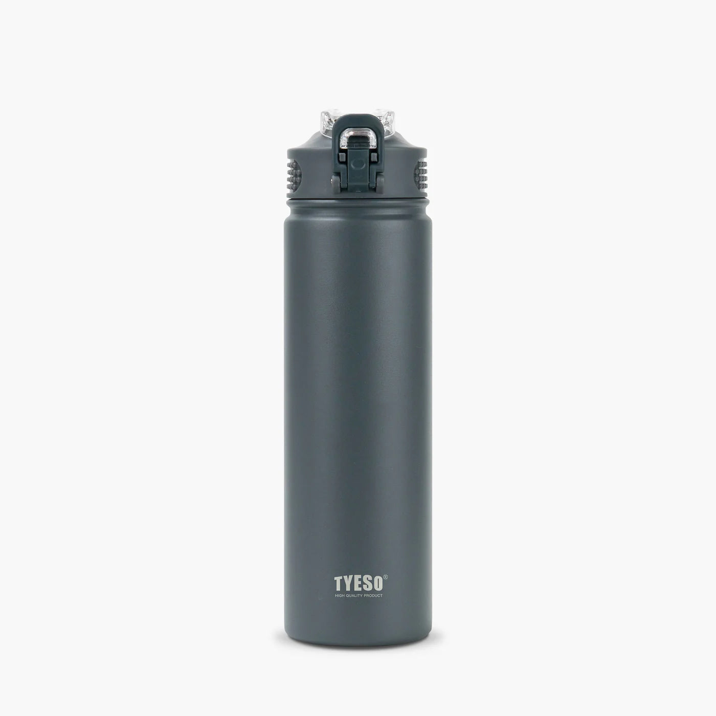 Gourde isotherme avec paille réutilisable, en acier inoxydable 304, capacité 600ml ou 750ml, garde les boissons chaudes ou froides jusqu'à 12h gris