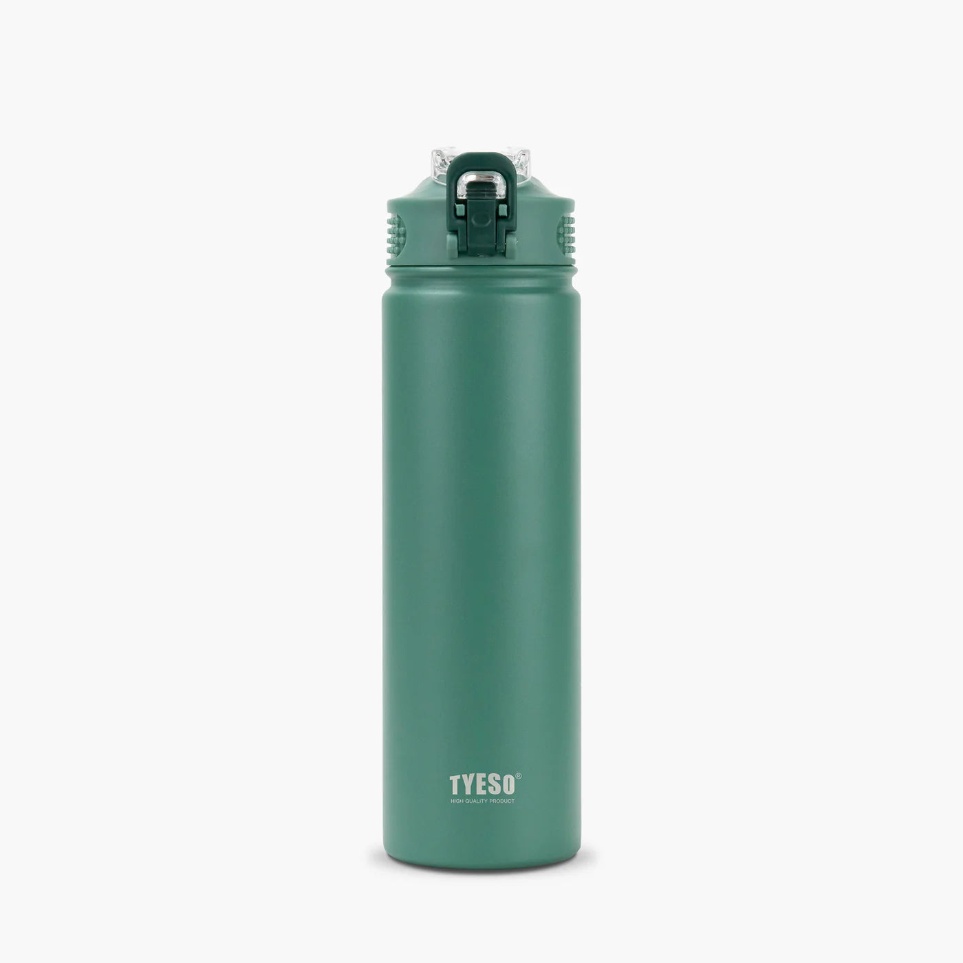 Gourde isotherme avec paille réutilisable, en acier inoxydable 304, capacité 600ml ou 750ml, garde les boissons chaudes ou froides jusqu'à 12h vert
