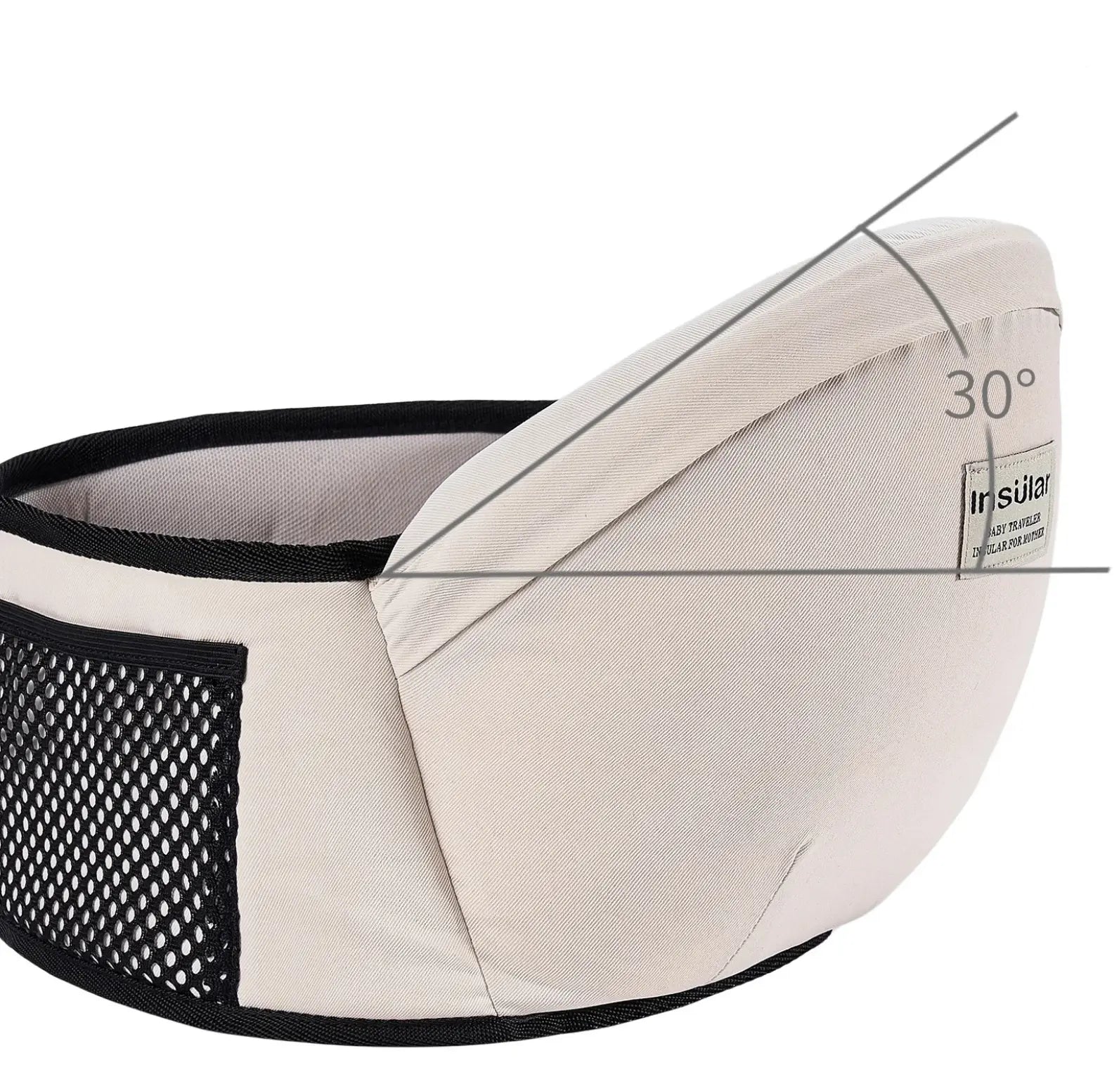 Ceinture porte-bébé Cocoon utilisée lors d’une promenade – solution pratique pour jeunes parents.