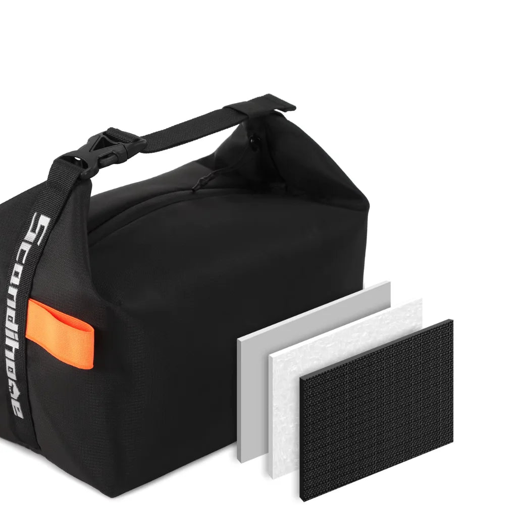 Sac repas isotherme pliable NomadBox en tissu Oxford durable, idéal pour conserver le déjeuner au frais au bureau ou en extérieur